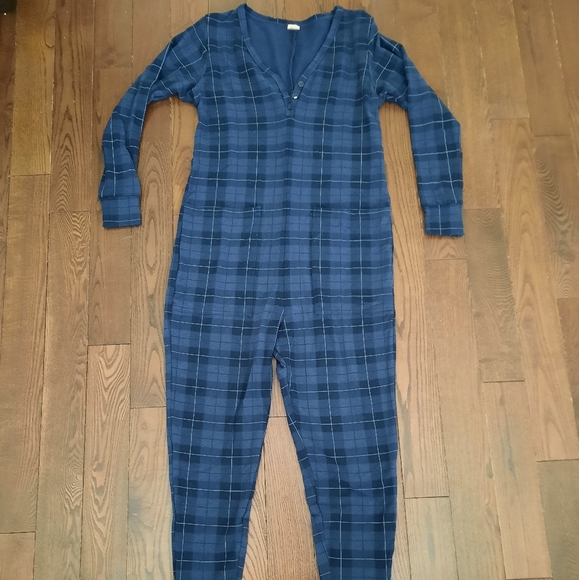 ⚡️SALE⚡️Smash + Tess Wednesday Romper in Blue Holiday Tartan, Size XS - Picture 5 of 13